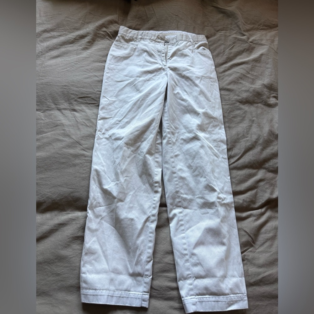 White Casual Pants